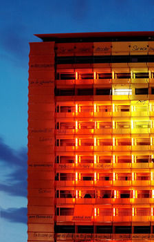 Hotel Front - Evening or Night